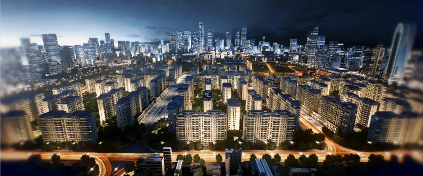 户外及城市照明工程-中国铁建·成都西派城